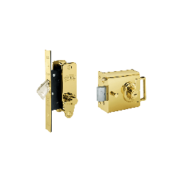 Banham L2000 and M2003 Lock Kit Polished Brass