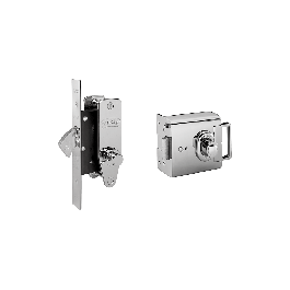 Banham EL4000 + M2003 Lock Set Polished Chrome