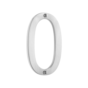 Banham Door Numeral Satin Chrome