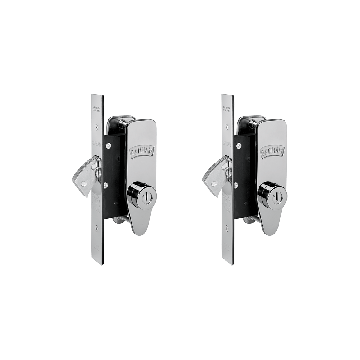 Banham M2002 Deadlock Set Polished Chrome