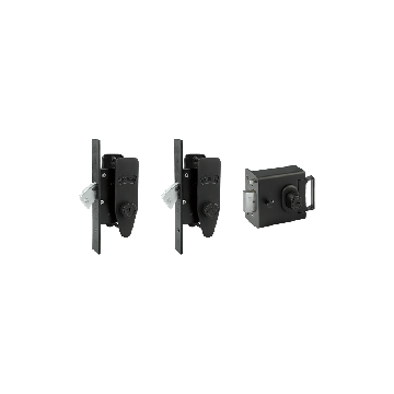 Banham L2000 and M2002 (x2) Lock Set Black
