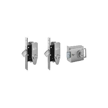 Banham L2000 and M2002 (x2) Lock Set Satin Chrome