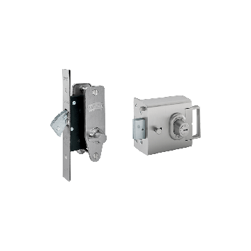 Banham L2000 and M2003 Lock Set Satin Chrome