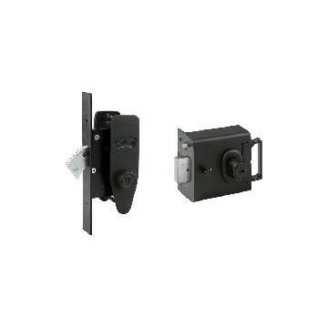 Banham L2000 and M2002 Lock Set Black