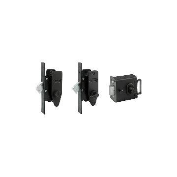 Banham L2000 + M2002 + M2003 Lock Set Black