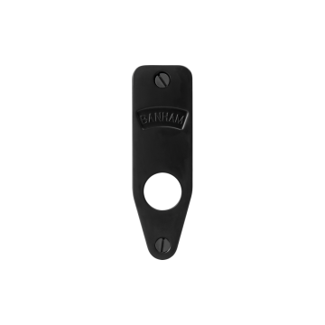 Banham M2002 Escutcheons - Black