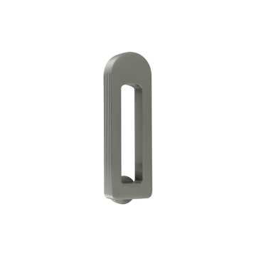 Bloomsbury Slim Reeded Door Knocker Satin Chrome