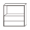 2 Drawers and Open Space